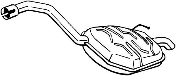 Zadný tlmič výfuku BOSAL 154-635