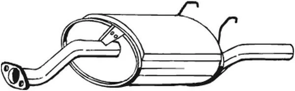 Galinis duslintuvas BOSAL 163-727