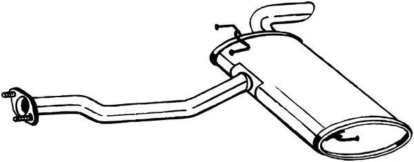 Rear Muffler BOSAL 165-107