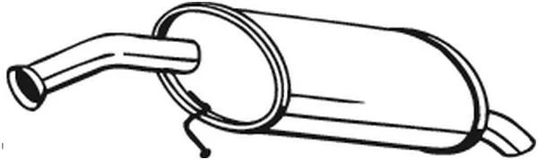 Galinis duslintuvas BOSAL 169-217