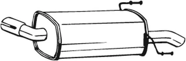 Zadný tlmič výfuku BOSAL 185-131