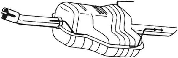 Rear Muffler BOSAL 185-487