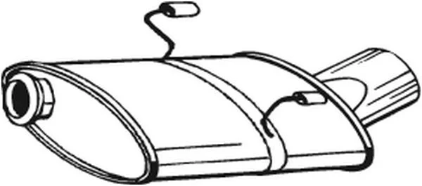 Rear Muffler BOSAL 190-317