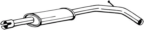 Vidurinis duslintuvas BOSAL 200-115