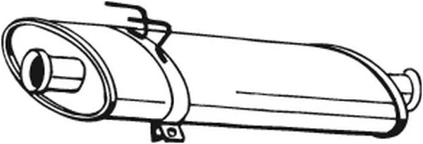 Vidurinis duslintuvas BOSAL 200-269
