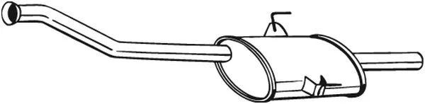 Stredový tlmič výfuku BOSAL 200-801