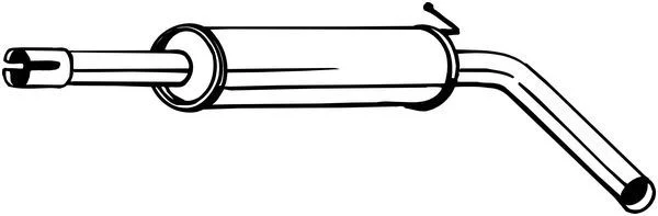 Vidurinis duslintuvas BOSAL 227047