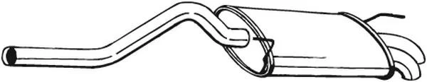 Galinis duslintuvas BOSAL 227105