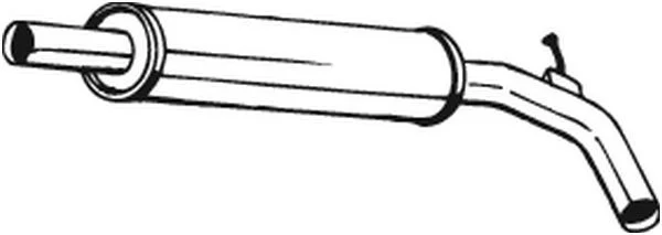 Vidurinis duslintuvas BOSAL 227463
