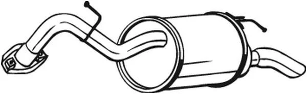 Galinis duslintuvas BOSAL 228-001