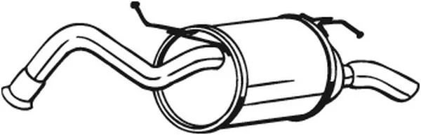 Galinis duslintuvas BOSAL 228-053