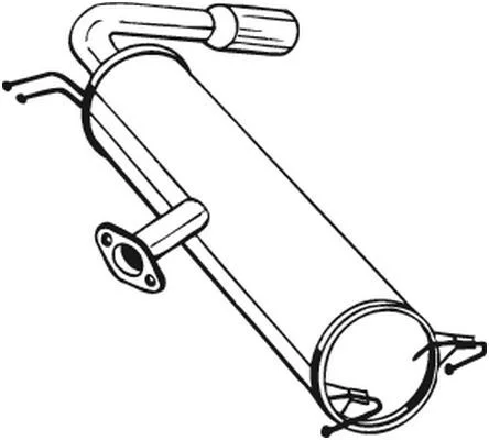 Zadný tlmič výfuku BOSAL 228-467
