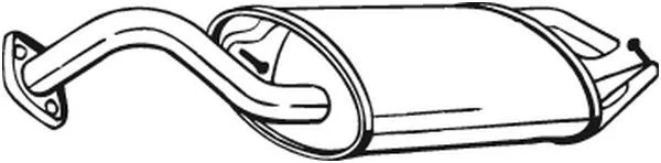 Galinis duslintuvas BOSAL 228-481