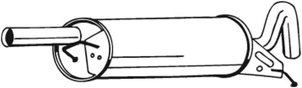 Galinis duslintuvas BOSAL 233-119