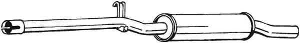 Centre Muffler BOSAL 233-233