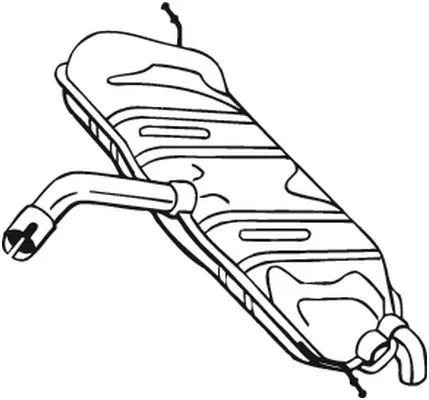 Rear Muffler BOSAL 233-453