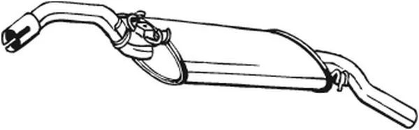 Galinis duslintuvas BOSAL 233-563