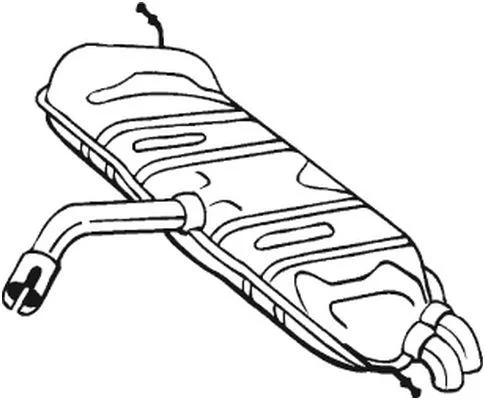 Rear Muffler BOSAL 233-571