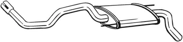 Rear Muffler BOSAL 233-605