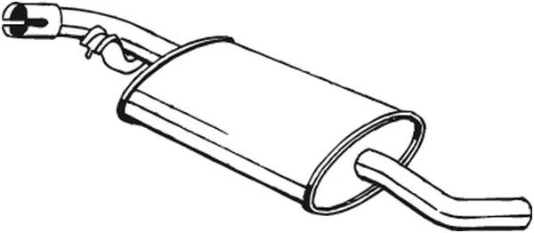 Vidurinis duslintuvas BOSAL 233-741