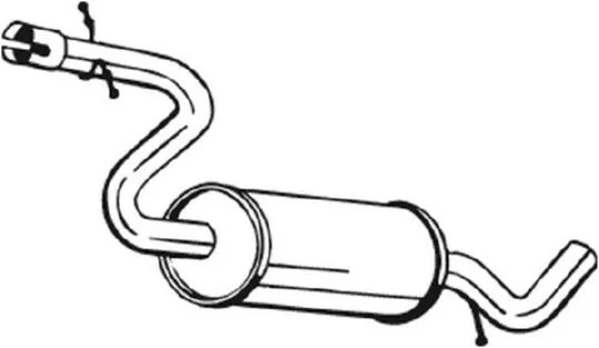 Centre Muffler BOSAL 233-811