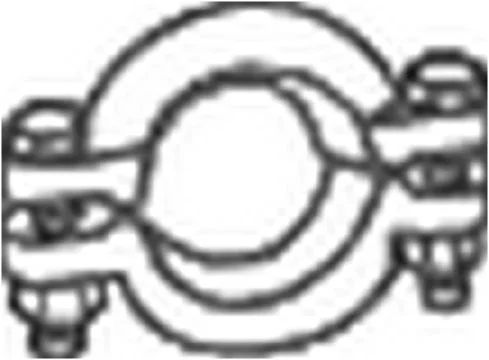 Spaustukas, išmetimo sistema BOSAL 254-933