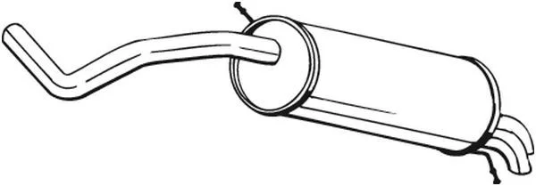 Galinis duslintuvas BOSAL 278-107