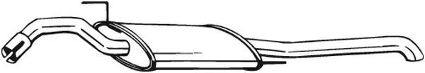 Galinis duslintuvas BOSAL 279461