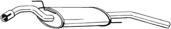 Galinis duslintuvas BOSAL 279-483