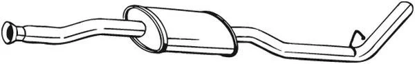 Vidurinis duslintuvas BOSAL 279-711