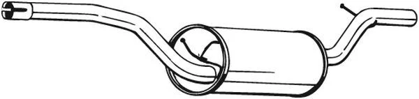 Centre Muffler BOSAL 280257