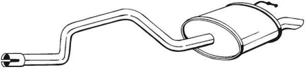 Galinis duslintuvas BOSAL 281-043