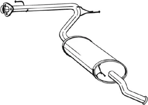 Zadný tlmič výfuku BOSAL 281-093