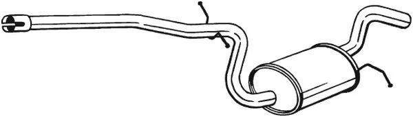 Centre Muffler BOSAL 281-453