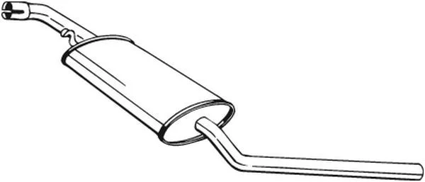 Vidurinis duslintuvas BOSAL 281-465