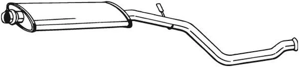 Vidurinis duslintuvas BOSAL 281-609