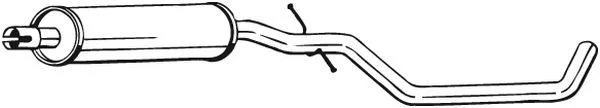 Centre Muffler BOSAL 281-903