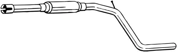 Vidurinis duslintuvas BOSAL 281-957