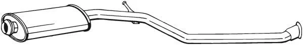 Vidurinis duslintuvas BOSAL 282-335