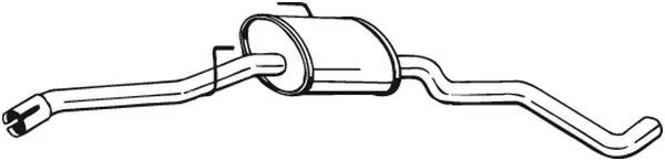 Vidurinis duslintuvas BOSAL 282-503