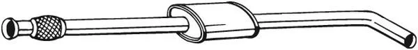 Vidurinis duslintuvas BOSAL 282825