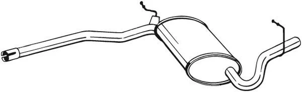 Centre Muffler BOSAL 282-915