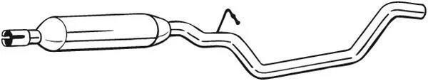 Vidurinis duslintuvas BOSAL 283-937