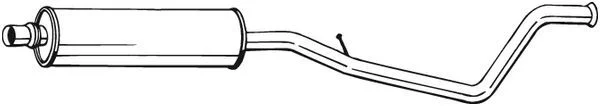 Vidurinis duslintuvas BOSAL 283-969