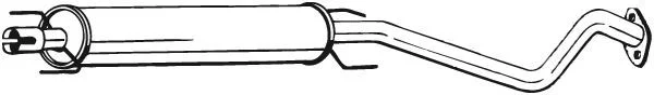 Vidurinis duslintuvas BOSAL 284339