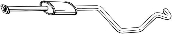 Vidurinis duslintuvas BOSAL 284-617