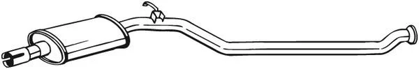 Vidurinis duslintuvas BOSAL 284-619