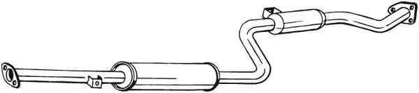 Stredový tlmič výfuku BOSAL 285-303