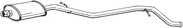 Vidurinis duslintuvas BOSAL 286-075