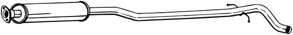 Vidurinis duslintuvas BOSAL 286-195